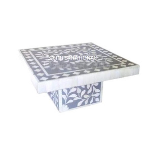 Exclusive Design Cake Server Stand Bone Inlay Finishing Wooden Cake Stand Household Event Party Celebration Decorative - Product Image 1