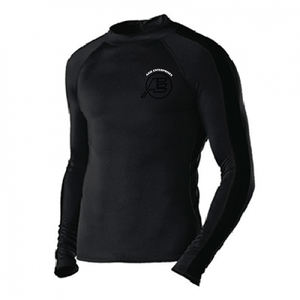 Rashguard unisexe à manches longues, coupe ajustée, compression, tissu en nylon et impression par sublimation - Product Image 4