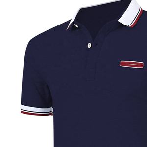 Polo informal con logotipo personalizado para hombre, camiseta elástica transpirable para correr rápido, Polo para hombre, venta al por mayor - Product Image 4