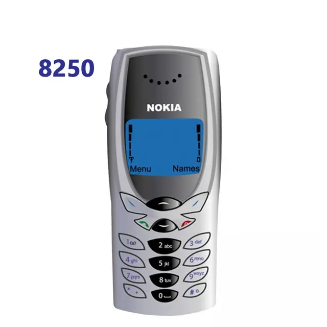 Para Nokia 8250 Populares Atacado Original Melhor Compra Simples Barato Bar Clássico Desbloqueado GSM Celular Móvel