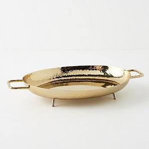 Bol à salade rond en métal de grande taille, personnalisé, doré brillant, martelé, populaire pour la vente directe d'articles de cuisine - Product Image 2