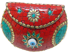 Wedding Evening Clutch Women Clutch <b>Bag</b> Hot Sale Clear Acrylic Popular Evil Eye Party Light Handbag Handmade Fashionable Style - Product Image 1