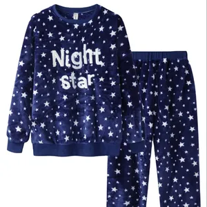 Wholesale Pajamas Sets Women Long Sleeve Sleepwear Cute Big Girls Home wear for Female Sleepwear collection From Bangladesh