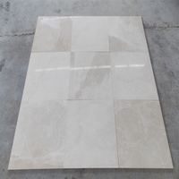 Carreaux de marbre travertin beige clair 2025, polis, de qualité supérieure, modernes, pour extérieur, prix promotionnel, fabriqués en Turquie