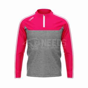 Vêtements de sport de football gaélique GAA sur mesure de haute qualité, 100% polyester brossé 260 g/m², haut à demi-zip unisexe adulte - Product Image 5