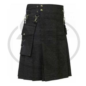 ที่ดีที่สุดคุณภาพชุดScottish Kilts Denim Kiltทนทานผ้าKilt - Product Image 5