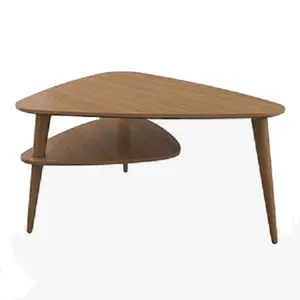 Mobiliário de qualidade moderno mesa lateral uso como casa sala de estar sala de café mesa de decoração cor marrom novo design de madeira móveis mesa