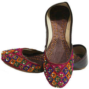 Tela de cuero hecha a la moda para mujer, juti-khusa juti, venta al por mayor - Product Image 3