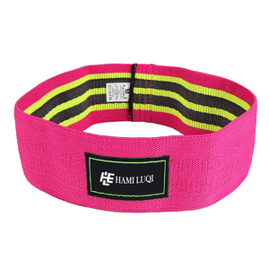 Venta al por mayor logotipo personalizado elástico fitness entrenamiento gimnasio en casa hip ejercicio tela botín bandas elásticas de resistencia - Product Image 2