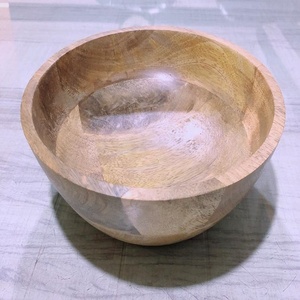 Lametierartz-cuenco decorativo hecho a mano de madera, tazón de madera de acacia india, fabricante indio - Product Image 3