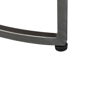 Modern Luxury Vintage Style Nesting Coffee <b>Table</b> Set 2 New Design Wooden Top <b>Black</b> Metal Frame Dining Home Use Living Room - Product Image 4