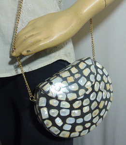 Seenda — pochette ivoire en métal en mère de perle, sac à main de luxe, sac de soirée en diamant pour dames, nouvelle collection - Product Image 6