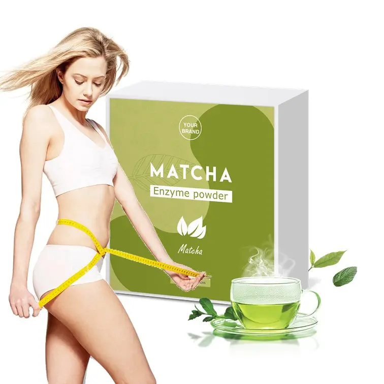 Chá de matcha orgânica certificada 100%, chá fino