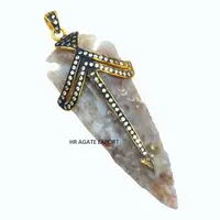 सबसे अच्छा गुणवत्ता हीलिंग प्राकृतिक पत्थर के लिए फैंसी arrowhead सील भयानक गुणवत्ता फैंसी arrowhead