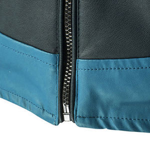 Chaqueta de cuero paquistaní para hombre, venta al por mayor, fabricante, vendedor, informal, diseño de motocicleta - Product Image 6