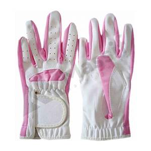 Gants de golf pour hommes en cuir Cabretta de haute qualité de Direct Factory avec logo et couleurs personnalisés, tissu synthétique PU pour usage sportif - Product Image 1