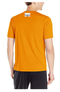 Camiseta de manga corta para hombre, camisa seca de doble rendimiento en seco, T-Shirt-100 % de poliéster con cuello redondo, precio barato - Product Image 6