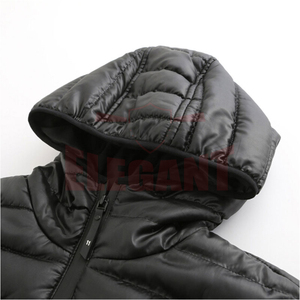 2024 doudoune logo personnalisé mode Style hommes bouffant plus épais coton remplissage veste en gros hiver bulle veste hommes - Product Image 2