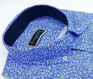 Camisa Casual de Popelina Transpirable de Algodón Estampado a Cuadros de Calidad Hecha en Turquía, Venta al por Mayor, MOQ Bajo, Primavera - Product Image 2