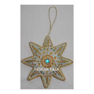 Handmade Zari Hanging <b>Star</b> New Ornaments - Product Image 1