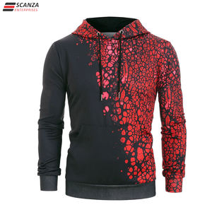 Sudaderas con capucha impresas en 3D personalizadas para hombres Sudaderas de moda personalizadas Hechas de lana de algodón para promociones de invierno OEM - Product Image 2