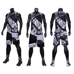 Uniforme de basket-ball de haute qualité au design unique personnalisé pour hommes, vêtements de sport à séchage rapide, uniforme de basket-ball en gros - Product Image 5