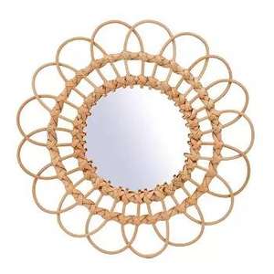 Miroir décoratif durable en fer forgé de couleur et de taille personnalisable Décor à la maison avec un design élégant en métal et un design personnalisé - Product Image 4