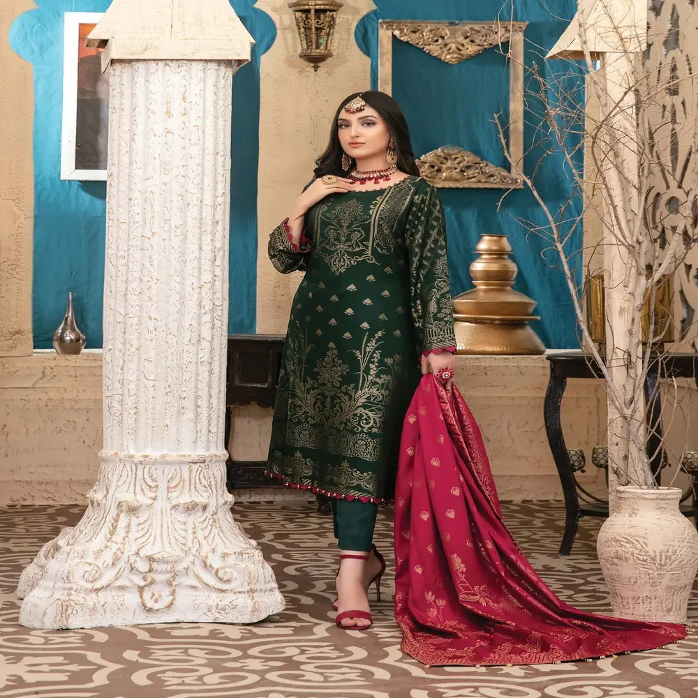 Estilo paquistano feminino kameez shalwar, vestimenta de chiffon famosa para mulheres