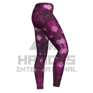 Venta al por mayor de cintura alta gimnasio Fitness personalizado mujeres sublimación Leggings | Calidad Premium estilo único sublimación mujeres Leggings - Product Image 1