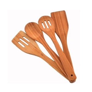 Ensemble de 8 cuillères de formes différentes, ensemble de cuillères en bois faites à la main pour servir et cuisiner, accessoires de cuisine - Product Image 5