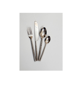 Ensemble de couverts en acier inoxydable uni avec boîte-cadeau fabriquée à la main 24 pièces en or - Product Image 6