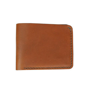 Porte-cartes RFID en cuir véritable décontracté pour hommes et femmes, durable avec fermeture à glissière et deux poignées/sangles de couleur bleue - Product Image 2