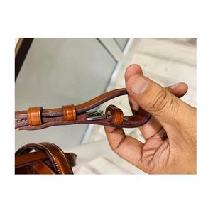 Brida de caballo de cuero indio de alta calidad con diseño cosido elegante - Product Image 4