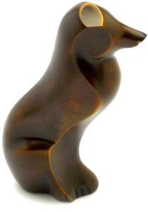 Luxury Antique Silver <b>Dog</b> Urn Beautiful Pet Ashes Cremation <b>Memorial</b>, Personalized Tribute - Product Image 2