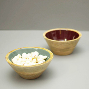Tazón de servicio de madera de calidad de lujo Tazón de ensalada de chocolate de forma redonda de diseño más nuevo a un precio aceptable - Product Image 4