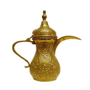 Admirable diseño de latón de color dorado Dallah Coffee Pot con tamaño y forma personalizados de primera calidad Dallah Pot - Product Image 2