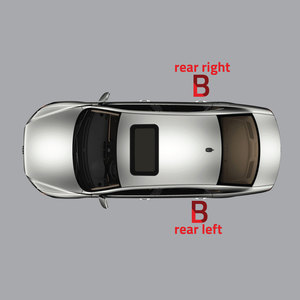 BWR5213ชุดซ่อมกระจกหลังสำหรับ Carrera 911 (996) 1997-2005 2ประตู99662411103 99662411203อะไหล่รถยนต์ - Product Image 6