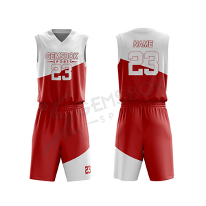 Ensembles d'uniformes de basket-ball pour hommes imprimés sur mesure vêtements de sport sublimés respirants vêtements de basket-ball en gros - Product Image 3
