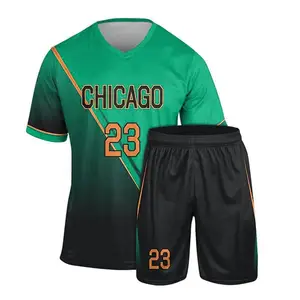 Oem Best Selling American Football Uniforms Cheap Soccer Uniforms Football Wear Green made in Pakistan