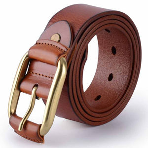 Leather Leather for <b>Men</b> | New Design <b>Men's</b> Official <b>Black</b> <b>Real</b> Leather Belt With Simple Automatic Buckle Belt for <b>Men</b> - Product Image 1