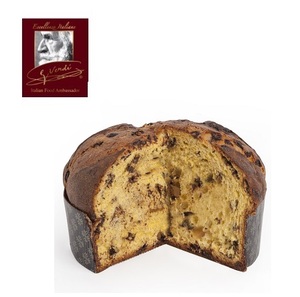 750g Panettone <b>Chocolate</b> and <b>Ginger</b> Gourmet Line Handle Pack Giuseppe Verdi Selection Made Italy - Product Image 2