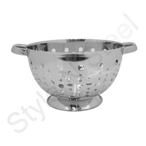 Passoire à riz passoire poignées robustes poignées robustes en acier inoxydable salade passoire panier passoire bassin - Product Image 1