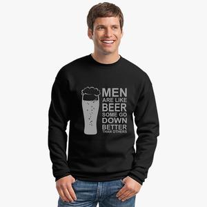 Sudaderas con cuello redondo de invierno de alta calidad para hombre, ropa de calle de tela de lana teñida lisa, sudaderas con capucha en blanco al por mayor - Product Image 1