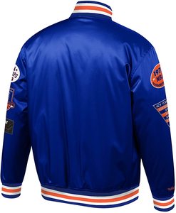 Chaqueta Varsity de Satén Sublimada con Logotipo en Relieve, Impresión Digital, Cuello Alto, Diseño Personalizado, Superventas de Invierno - Product Image 5