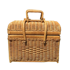 Caja de almacenamiento de ratán hecha a mano de alta calidad, caja de almacenamiento Personal, Maleta de ratán - Product Image 2