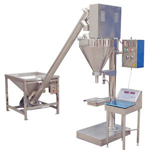 Automatic Auger Hopper Filler and Spiral Feeding <strong>Mache</strong>/Chicken Washing Powder Flour Weighing Packaging Machine - Product Image 1