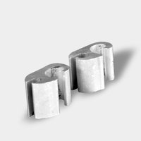 Selubung Cabang Pantai Terlaris untuk Konduktor Aluminium, Konektor Tahan Suhu Tinggi, Titik Leleh Tinggi 99,95%