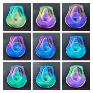 Nhiều Màu Chameleon Sắc Tố Thay Đổi Màu Sắc Mica Sắc Tố Thay Đổi Màu Sắc Cho Sơn Tự Động Item: 9064 Manve/Đỏ/Cam/Vàng - Product Image 6