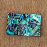 Nous fabriquons la forme de taille calibrée par coquille d'ormeau de Paua sur la pierre à facettes de cabochon de pierre gemme d'ordre selon votre condition