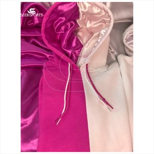 OEM/ODM Wholesale Custom New Style Hoodies Plain Hooded <b>Pullover</b> Hoodie <b>Men</b> Satin Lined Split Hoodies - Product Image 1